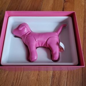 VS PINK Faux leather billion dollar dog. RARE.